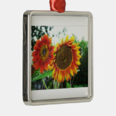 クリスマスツリーの植物相のオーナメント メタルオーナメント (右)