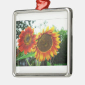 クリスマスツリーの植物相のオーナメント メタルオーナメント (左)