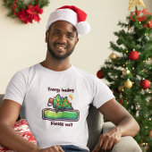クリスマスツリーの楽しいシーズンローディングプログレスバー Tシャツ
