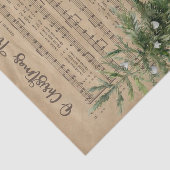 クリスマスツリーの楽譜ティッシュペーパー 薄葉紙 (詳細)
