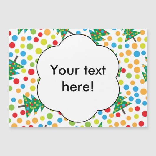 クリスマスツリーの模様 (正面)