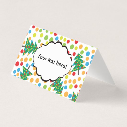 クリスマスツリーの模様 (正面)