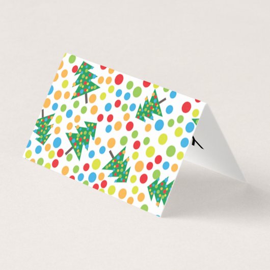 クリスマスツリーの模様 (裏面)