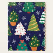 クリスマスツリーの模様 プランナー手帳 (裏面)