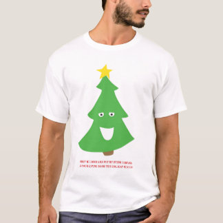 クリスマスツリーの死体 Tシャツ