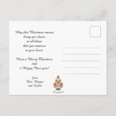 🎄クリスマスツリーの民俗学[赤、黄色] シーズンポストカード (裏面)