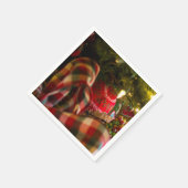 クリスマスツリーの深さ スタンダードカクテルナプキン (角)