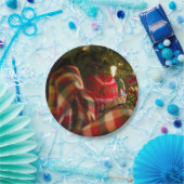 クリスマスツリーの深さ ペーパープレート (パーティー)