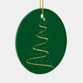 クリスマスツリーの渦巻き セラミックオーナメント (右)