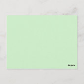 クリスマスツリーの猫はがき ポストカード (裏面)