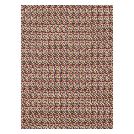 クリスマスツリーの球根のテーブルクロス テーブルクロス (正面)