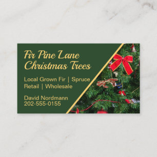 クリスマスツリーの生産者サプライヤー 名刺