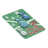 クリスマスツリーの祝祭グリーティングカード マグネット (右側)