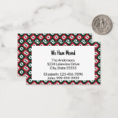 クリスマスツリーの移動のお知らせ（お手頃価格） ノートカード (正面/裏面インサイチュ)