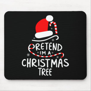 クリスマスツリーの簡単おもしろいの衣装 マウスパッド