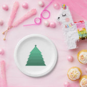 クリスマスツリーの紙皿 ペーパープレート (パーティー)