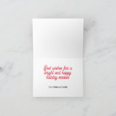 クリスマスツリーの絵 カード (内部)