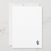 クリスマスツリーの緑のスプリースのクローズアップ、クリスマスの美感 シーズンカード (裏面)