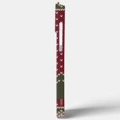 クリスマスツリーの編み模様 Case-Mate iPhoneケース (裏面 / 左)