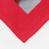 クリスマスツリーの自転車オーナメント フリースブランケット (角)