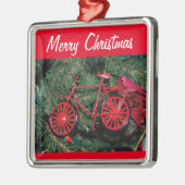クリスマスツリーの自転車オーナメント メタルオーナメント (左)