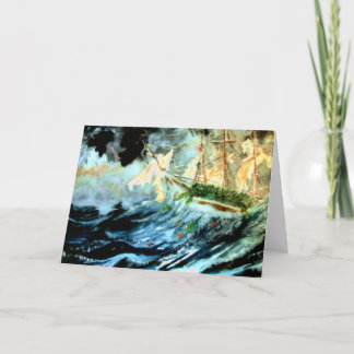 クリスマスツリーの船 シーズンカード