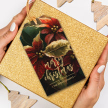 クリスマスツリーの花のグリーティング