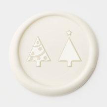 クリスマスツリーの蝋印章