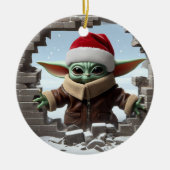 クリスマスツリーの装飾 セラミックオーナメント (正面)