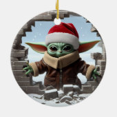 クリスマスツリーの装飾 セラミックオーナメント (裏面)