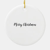 クリスマスツリーの装飾 セラミックオーナメント (裏面)