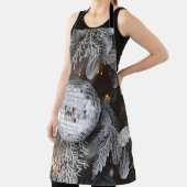 クリスマスツリーの装飾、フェスティバルの光の背景 エプロン (インサイチュ)