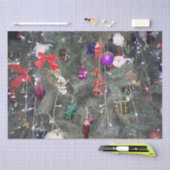 クリスマスツリーの装飾 薄葉紙 (クラフト)