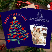 クリスマスツリーの軍隊飛行機，写真 シーズンカード