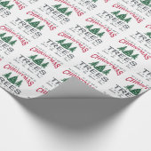 クリスマスツリーの農場 ラッピングペーパー (角)