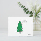 クリスマスツリーの郵便はがき シーズンポストカード (スタンド正面)