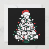 クリスマスツリーの野球サンタスポーツ シーズンカード (正面)