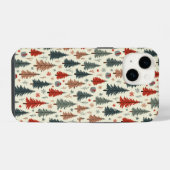 クリスマスツリーの電話ケース iPhoneケース (裏面横)
