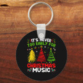 クリスマスツリーの音楽の曲の曲の曲の曲の曲の曲目は早すぎることはない キーホルダー (正面)