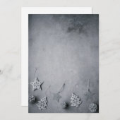 クリスマスツリーの飾り シーズンカード (正面/裏面)