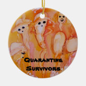 クリスマスツリーの飾り セラミックオーナメント (正面)