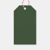 クリスマスツリーの飾り ホリデー ギフトタグ (裏面)