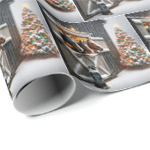 クリスマスツリーの馬小屋 ラッピングペーパー (ロールコーナー)