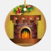 クリスマスツリーの驚き セラミックオーナメント (裏面)