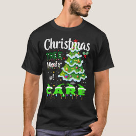 クリスマスツリーの髪気には Tシャツ