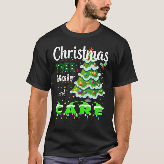 クリスマスツリーの髪気には Tシャツ (正面)