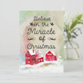 クリスマスツリーの魔法&ギフトホリデーカード シーズンカード (スタンド正面)