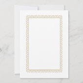 クリスマスツリーの SAVE THE DATE ご案内/お知らせ 招待状 (裏面)