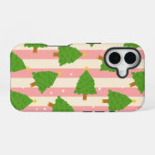 クリスマスツリーのiPhone / iPadケース iPhone 16ケース (裏面横)