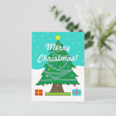 クリスマスツリーはがき シーズンポストカード (スタンド正面)